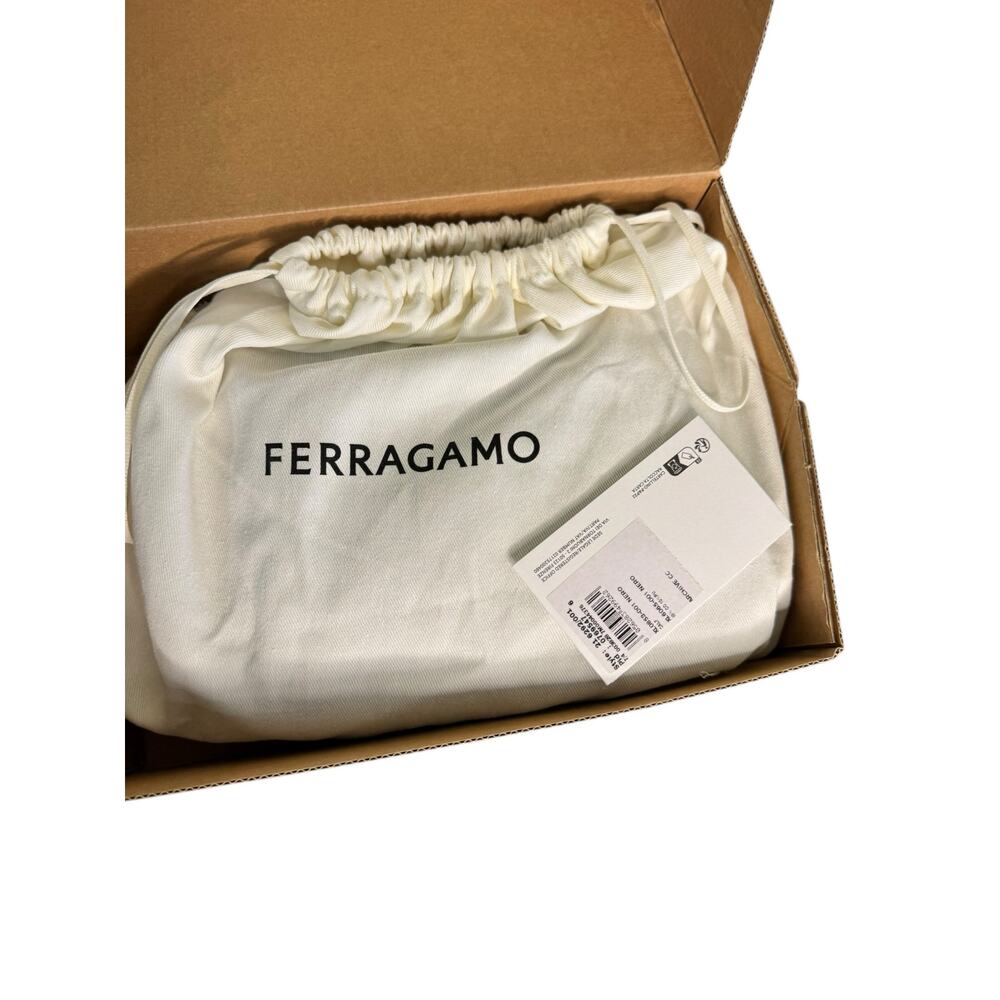 Ferragamo NWT Archive Gancini Camera Crossbody Bag in Black - Picture 16 of 16